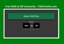 Online & Free RAR to ZIP Converter by FileProInfo.com