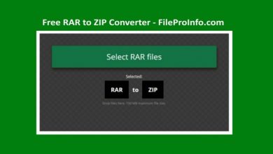 Online & Free RAR to ZIP Converter by FileProInfo.com