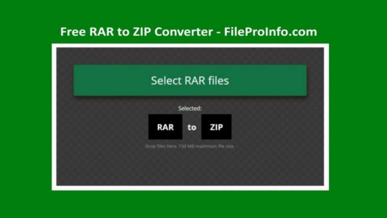 Online & Free RAR to ZIP Converter by FileProInfo.com
