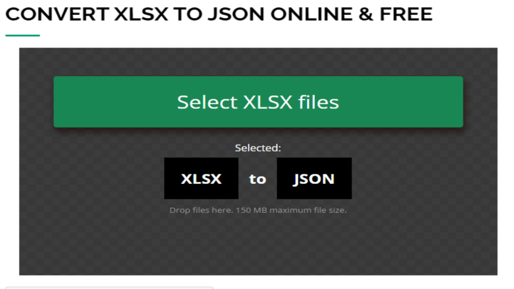XLSX To JSON Converter: Best XLSX To JSON Converters Online - JBlog.