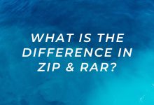 What Is the Difference in ZIP & RAR?