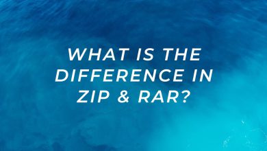 What Is the Difference in ZIP & RAR?