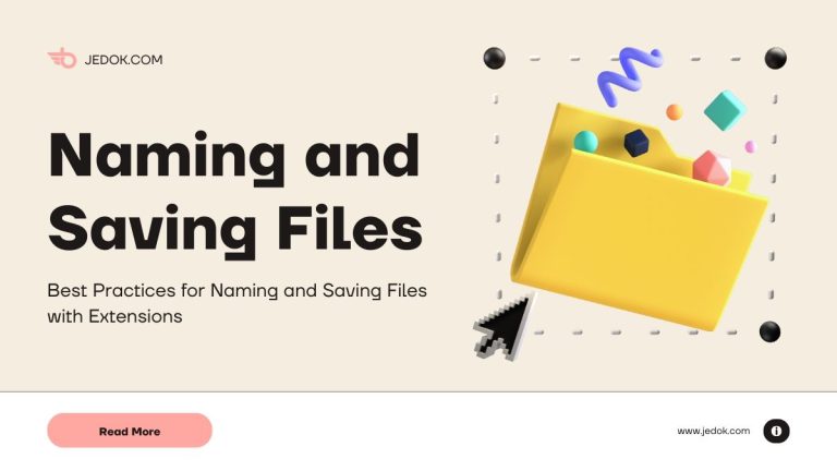 Best Practices for Naming and Saving Files with Extensions - JBlog.
