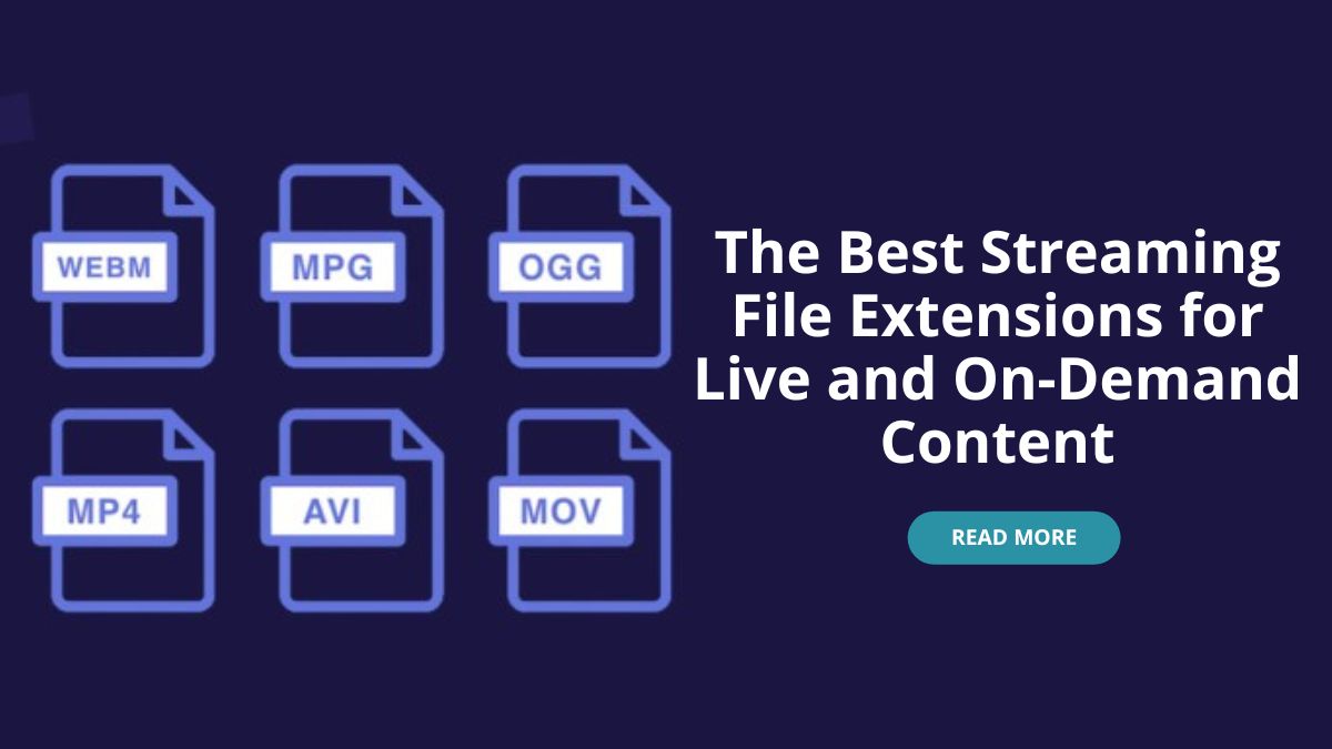 The Best Streaming File Extensions for Live and On-Demand Content