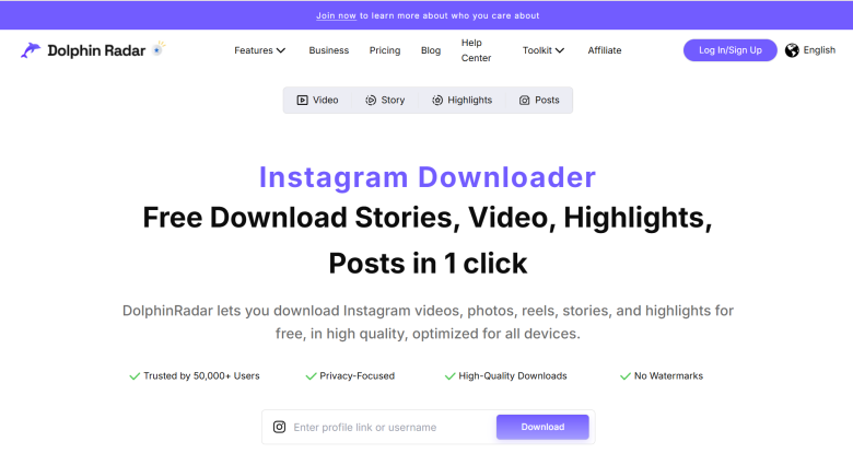 Download Instagram Content Tool