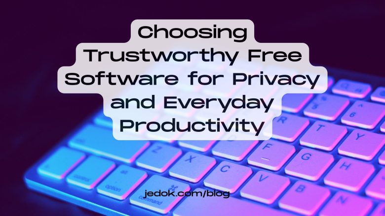 Free software remains essential for protecting personal data-jedok.com