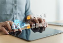 AWS cloud consulting services for fintech showing secure cloud infrastructure, financial data analytics, and scalable architecture