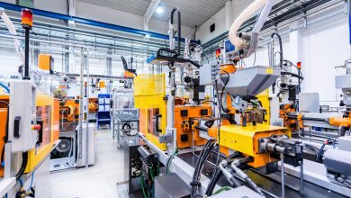 Custom plastic injection molding process in a high-precision manufacturing facility