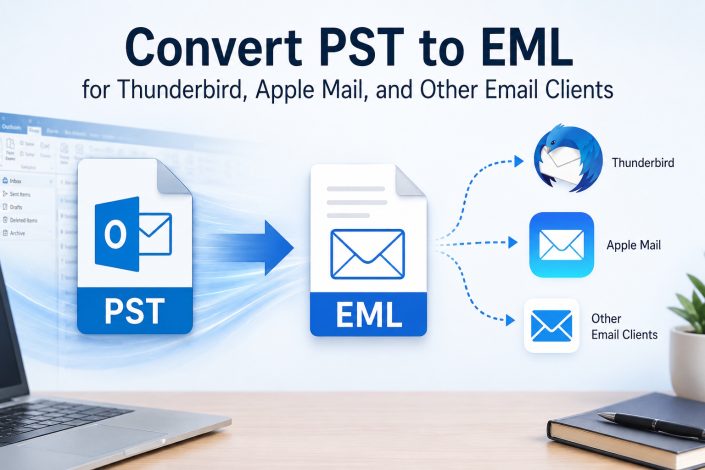 Convert PST to EML for Thunderbird, Apple Mail, and other email clients