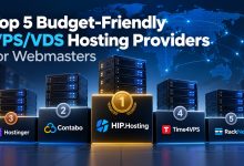 Comparison of five budget-friendly VPS/VDS hosting providers for webmasters